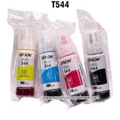 pack de tinta epson t544 negro y colores original