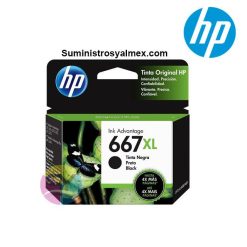 tinta hp 667xl negro 480pgs