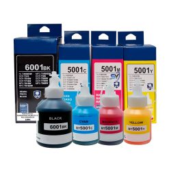 Alternative view of Tinta Compatible BT-6001BK Negro BT-5001 Colores para Brother