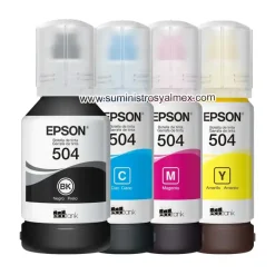 pack de tinta epson t504 negro y colores original