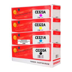 Alternative view of Pack Toner Compatible HP 128A los 4 Colores CP1525,  CM1415