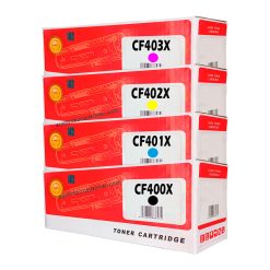 Alternative view of Pack Toner Compatible HP 201X los 4 Colores MFP M277, M252
