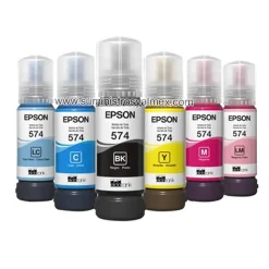 botellas de tinta epson t574 los 6 colores original