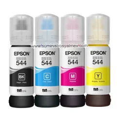 pack tinta epson t544 negro y colores original