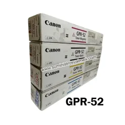 Pack Toner Canon GPR-52 Negro y Colores