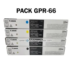 Alternative view of Pack Toner Canon GPR-66 Negro y Color, C3926i, C3930i Original