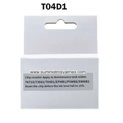 Reset-epson T04D1, EcoTank L6161, L6171, 6191, L6270, L14150
