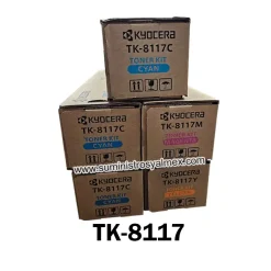 Pack Toner Kyocera TK-8117 Negro y Color