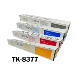Alternative view of Pack Toner Kyocera TK-8377 Negro y Color, 3554ci Original