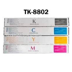 Alternative view of Pack Toner Kyocera TK-8802 Negro y Color, P8060cdn Original