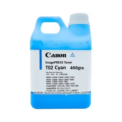 Recarga Toner Canon T02 Cyan original