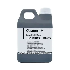 Recarga Toner Canon T02 Negro original