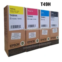 tinta epson t49h los 4 sc-t3100x, sc-t3100x original