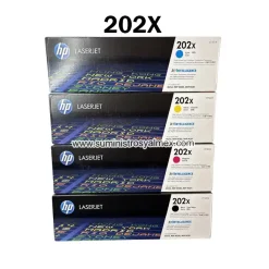 Kit Cartucho HP 202X Negro y Color