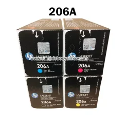 Kit Cartucho HP 206A Negro y Colores