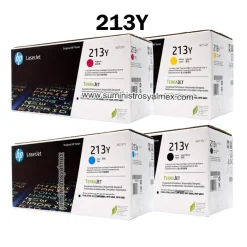 Kit Cartucho HP 213Y Negro y Colores