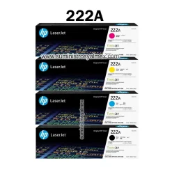 Kit Cartucho de HP 222A Negro y Colores