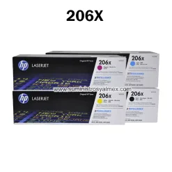 Pack Cartucho de Toner HP 206A