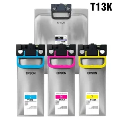 kit de tinta epson t13k negro y colores, EM-C8100, WF-8100 original