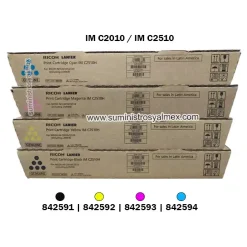Pack Toner Ricoh IM C2010, IM C2510 Original
