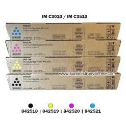 Pack Toner Ricoh IM C3010, IM C3510 Original