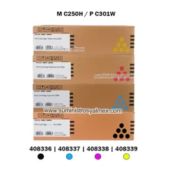 Pack Toner Ricoh M C250H, P C301W Original