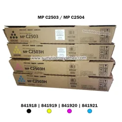 Pack Toner Ricoh MP C2503 Original