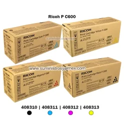 Pack Toner Ricoh P C600 Original