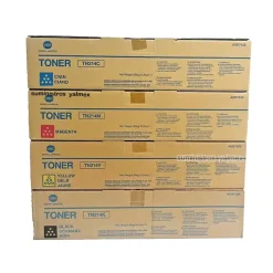 Pack Toner Konica Minolta TN214 Negro y Color