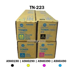 Pack Toner Konica Minolta TN223 Negro y Colorer