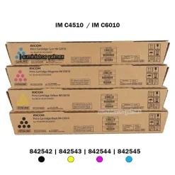 Pack Toner Ricoh IM C6010, C4510 Negro y Color Original