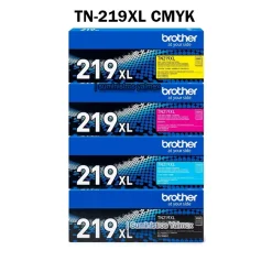 Pack Toner Brother TN-219XL CMYK, L3280, L3560, L3760 Original