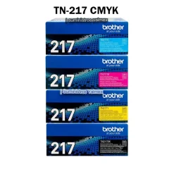 Pack Toner Brother TN217 Negro y Colores Original