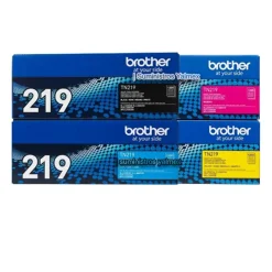 Pack Toner Brother TN219, L3280, L3560, L3760 Negro y Color Original