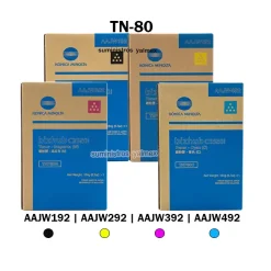 Pack Toner Konica Minolta TNP80 Negro y Color