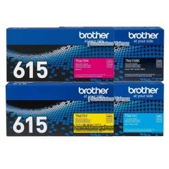 Pack Toner Brother TN-615 CMYK, HL-L8570CDW, MFC-8730CDW, MFC-L8970CDW