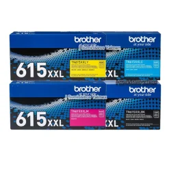 Pack Toner Brother TN-615XXL, HL-L8570CDW, MFC-8730CDW, MFC-L8970CDW